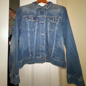GAP women’s Jean jacket gap large